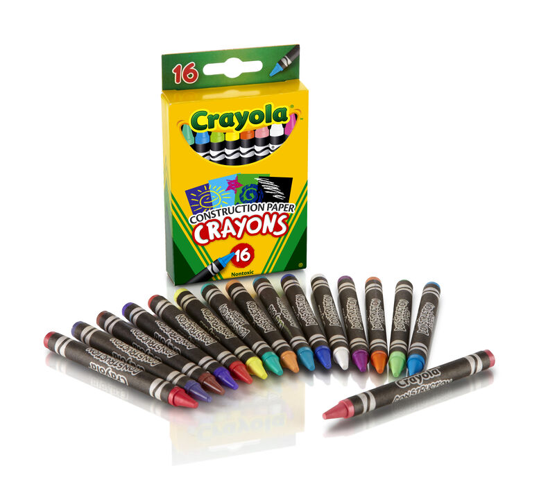Construction Paper Crayons 16 ct.